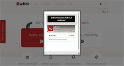 Desktop Screenshot of adbox.lt